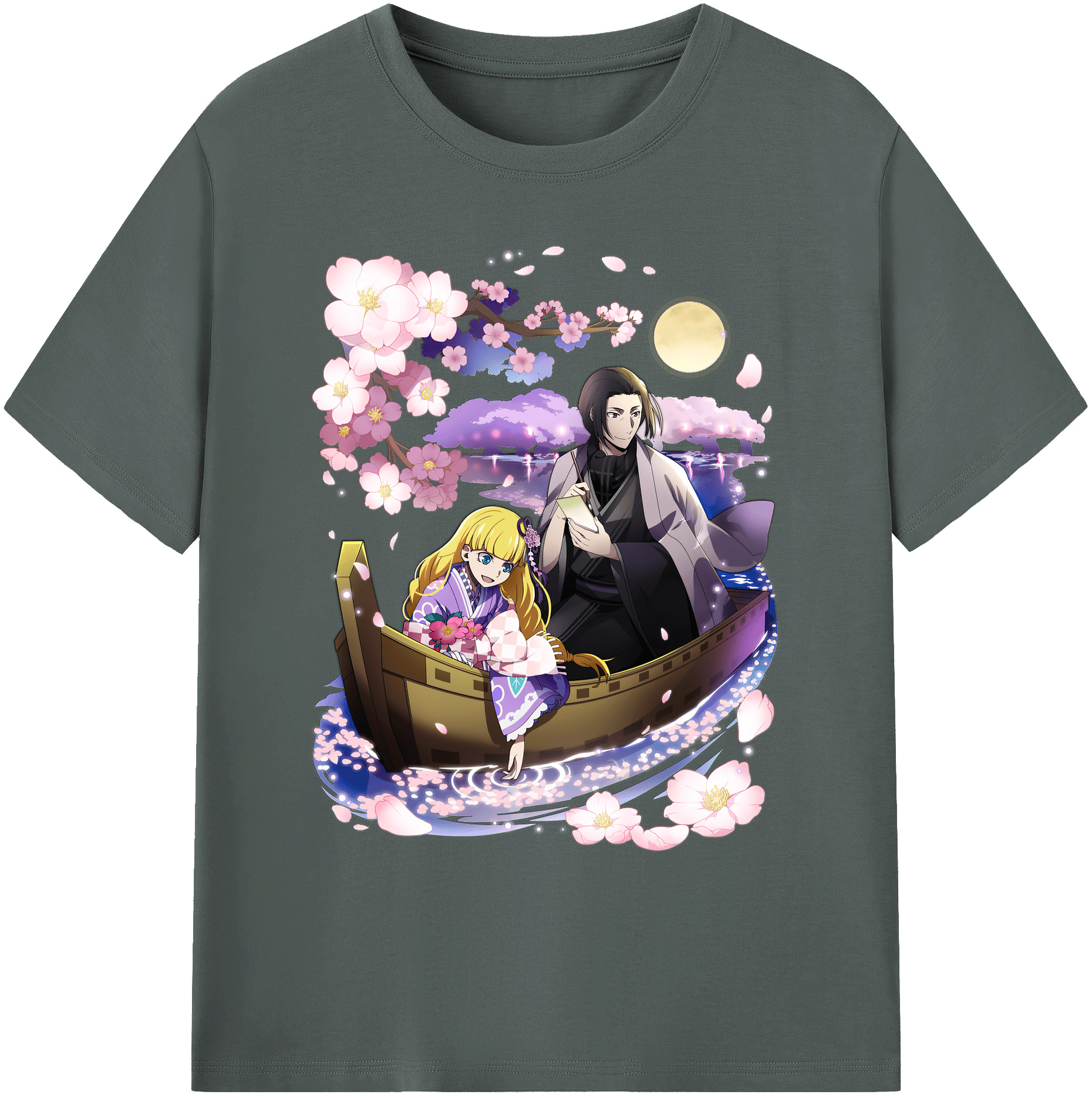 （画像用） 文豪ストレイドッグス Bungo Stray Dogs 綿100％ メンズ半袖Tシャツ｜肌触りやわらか＆通気性